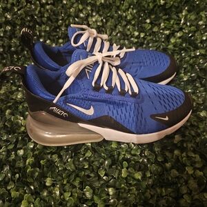 Nike Air Max 270 Blue and Black Shoes
